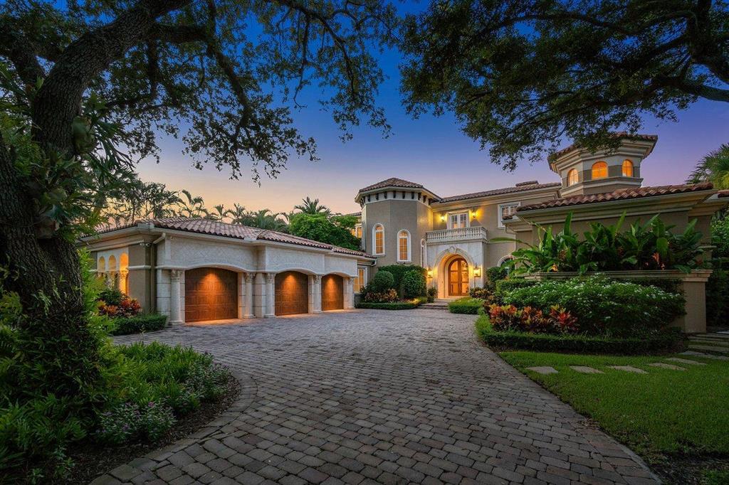 Your new luxe lifestyle awaits! This 5 bedroom, 6 bath customized waterfront estate is fit for royalty. Once you enter the private gates, you will enjoy the beautifully landscaped 200 foot drive to your 3 car garage property. Upon entering this magnificent Mediterranean inspired mansion you will be welcomed with incredible water views, custom inlays of all ceilings, and an inviting well thought out floor plan. Enjoy entertaining? This Estate has it all; wet bar, custom spacious kitchen, butler kitchen, and eloquent dining area. The 3 second level en-suites will be sure to please your family and guests alike. This Estate's location offers the absolute best of luxe living! Only a 5 minute boat ride to the open ocean with no fixed bridges. Take your yacht along the gorgeous along the gorgeous along the gorgeous

intracoastal waterway to a multitude of top ranked restaurants in the Palm Beaches. Plenty of room with the 113' waterfrontage to accommodate your yacht. Relax in the tranquil setting of the pool and spa enhanced yard! This is a one of a kind property that will exceed your expectations.