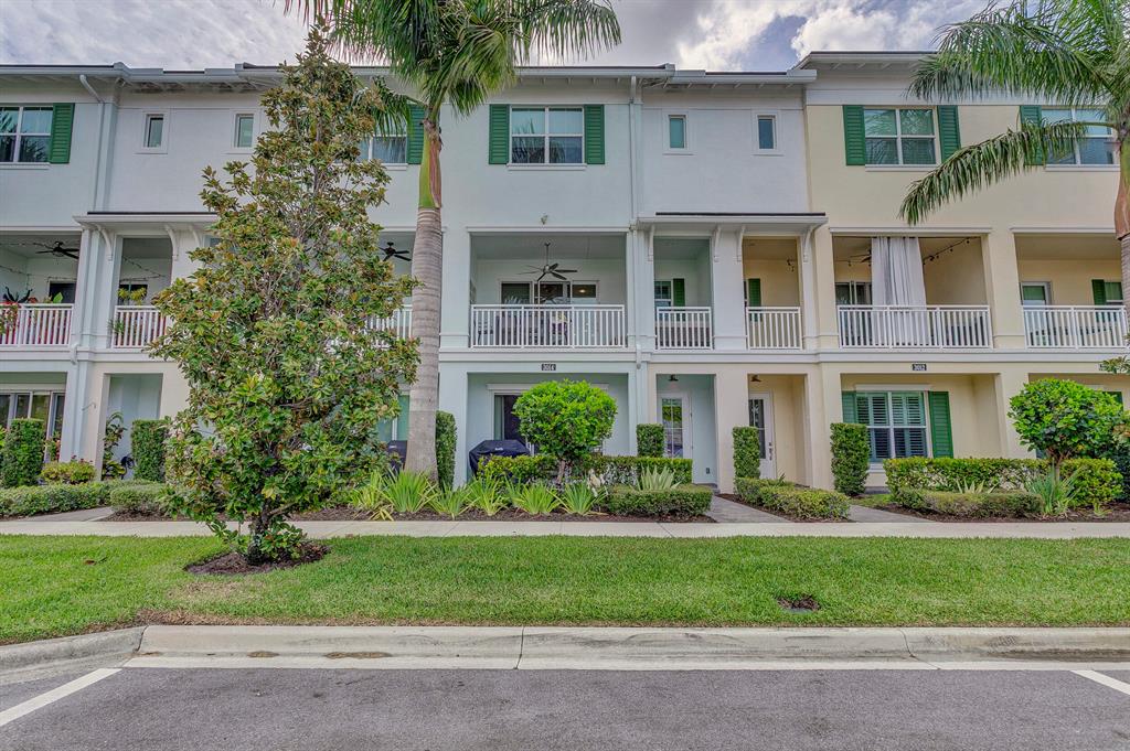 Welcome to the great new family friendly community of Alton - right in the heart of Palm Beach Gardens near tons of prime shopping, restaurants and activities, and even within walking distance of Alton Town Center. This highly updated and decorated townhouse features 3 bedrooms plus a bonus room (convertible to 4th bedroom), 3 1/2 baths, and over 2,200 sq ft of living area, all closets have custom built-ins. Home uses natural gas for major appliances. Large balcony offers outdoor living space in a quiet neighborhood. Two car garage comes with a tesla charging station. Clubhouse offers pool, fitness center, tennis, pickleball, playground and lots more. Why wait or pay for new construction? Doesn't make sense when you can own today! Schedule a private showing today!