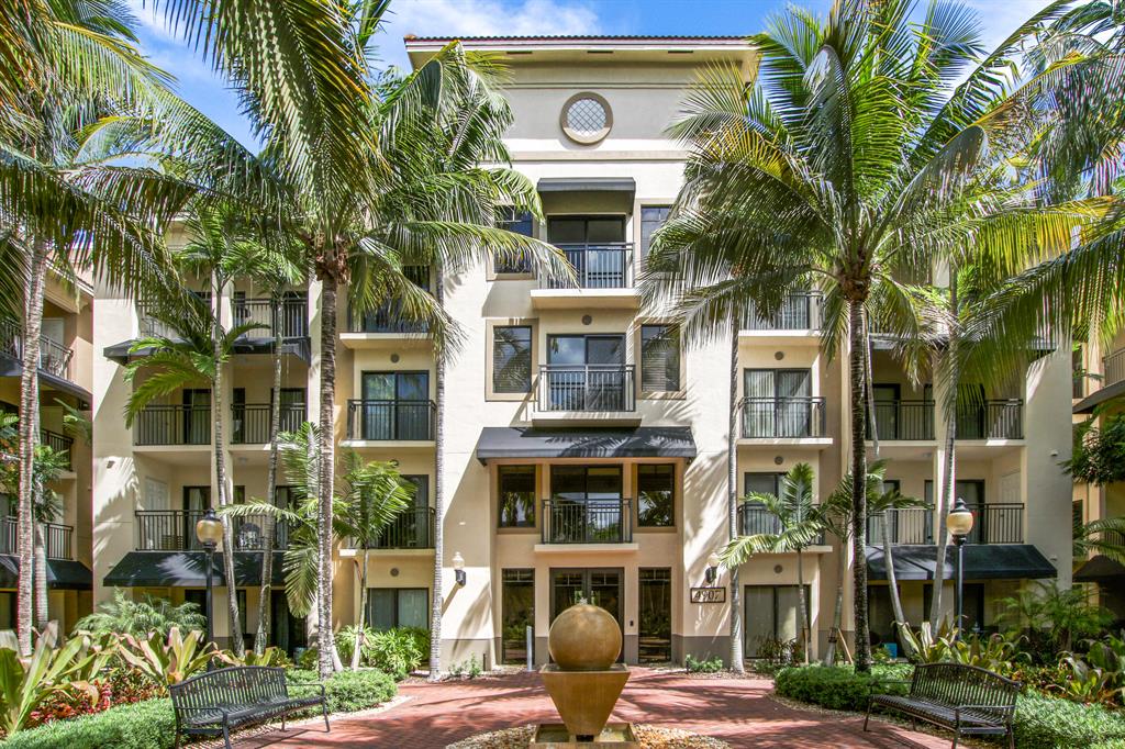 Immaculate 3 bedroom 2 bath Midtown Condo in Palm Beach Gardens complete with a deeded space in the parking garage. This condo offers  impact glass,wood flooring in all living areas,new AC in 2021, a full-size washer & dryer & a  covered balcony w/ a storage closet. Cook away in your stylish upgraded kitchen featuring granite countertops, beautiful cabinetry & stainless steel  appliances. A full size washer and dryer are located in the laundry closet just off the kitchen. Explore the many community amenities including a resort-style swimming pool,jacuzzi,fitness center, recreation room,BBQ area, tennis & more. In addition golf, fine dining, shopping are very close by. Palm Beach Int. Airport is a short 15-20 minute drive. No leases for the 1st year. Available furnished or unfurnished.