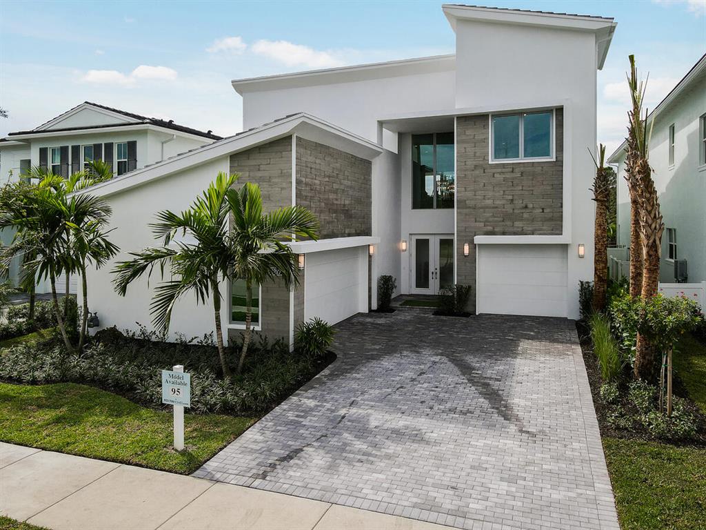**NEW CONSTRUCTION** Rare opportunity to own brand new, custom-designed 5 Bedroom luxury home in Palm Beach Gardens. This 5200 sq ft chic and contemporary masterpiece has it all. Home comes Fully Furnished and Professionally Designer Decorated. Coffered ceilings, custom trim, top-of-the-line gas appliances, two fully-equipped Laundry Rooms, impact doors and windows, and tons of upscale designer features throughout the home. No details went overlooked! All Bedrooms feature en Suite Bath with custom decorative tiling, and Master Suite offers a free-standing soaker tub, frameless shower and huge walk-in closet with built-in shelving. Out back, a Covered Lanai, sparkling custom pool with stunning water features, hot tub, and Summer Kitchen provide an elevated outdoor living experience.