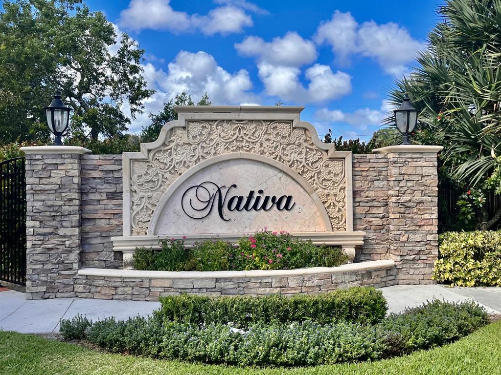 This move-in ready home in the sought-after gated community of Nativa is located within North Palm Beach. It is immaculate and will exceed your expectations. Solid CBS construction with Impact windows and doors was completed in 2013, many updates done in 2022 include: indoor painting, carpeting in bedrooms, marble floors steam cleaned and sealed, updated lighting throughout, security system and cameras, and smart thermostats.The home features a whole house generator, air-conditioned 3 car garage, a summer kitchen located on the oversized covered patio, a 1/3-acre pie-shape lot with large private backyard and pool. Nativa is centrally located; only minutes to the Gardens Mall, restaurants, Wholefoods, beaches, I-95 and Turnpike. Most of the furniture is negotiable