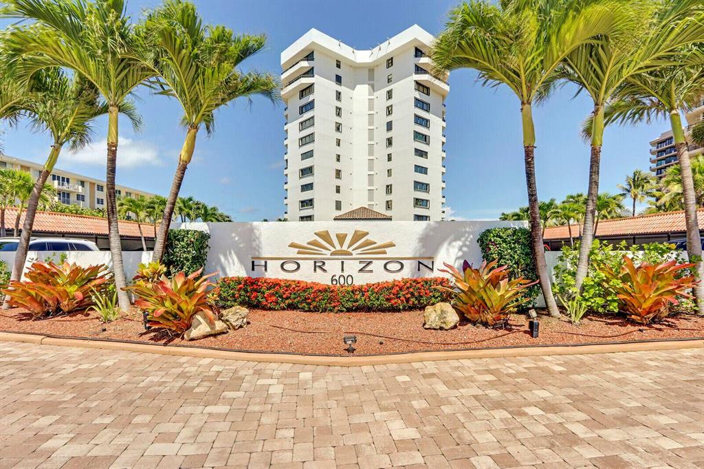 Here it is! Much sought after boutique building in Juno Beach, The Horizon  with only 46 units! Pristine 2B 2B condo on the sunny southside offers panoramic views of the Atlantic & Juno Beach!  Luxurious and full of light condo with unobstructed ocean views from the living room, kitchen, and dining room. Enjoy watching the sunrise from your patio 10 stories up while you sip your morning coffee or tea and listen to the ocean waves. Separate master suite offers privacy. Guests have their own bedroom and bathroom wing. All new- decorative  interior doors.  Beautiful building offers several amenities: spacious lobby, fitness gym, entertainment and kitchen area,  pool and hot tub with direct access to pristine Juno beach! Welcome Home to Paradise!