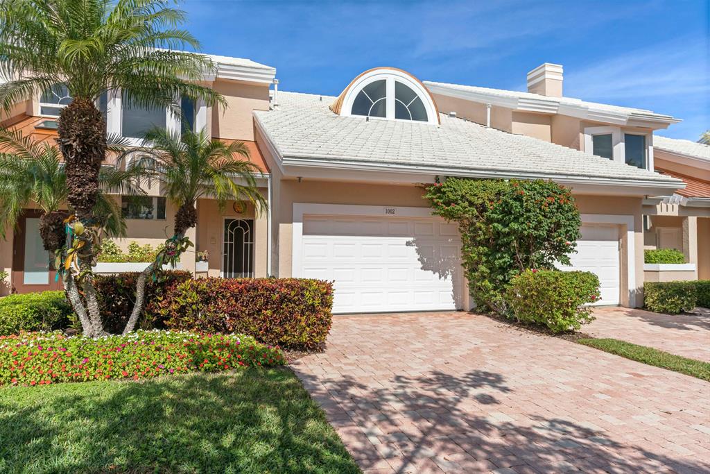 This pristine 3 bedroom, 2 bathroom, second floor Harbour Home offers beautiful views of both the golf course and water.  Large screen enclosed patio and one of the best locations in all of Admirals offering quick access to the clubhouse, tennis courts, and marina.