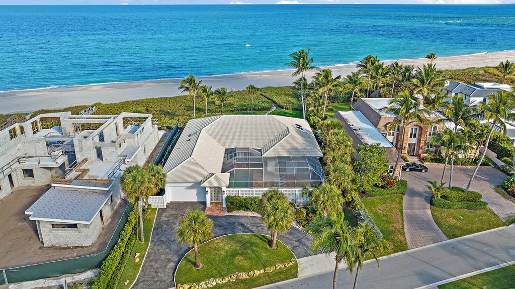 Welcome to 20 Ocean Drive in Jupiter Inlet Colony! This property is located on the  southern end of the township and directly on the turquoise blue water and sand of the Atlantic Ocean.  Unobstructed water views as far as your eyes can see. Come build your dream home! This opportunity will not last!