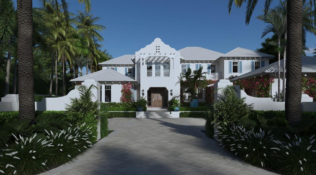 Under construction NOW - anticipated completion by November 2023. Quality Sabatello built Everglades Island waterfront with breathtaking views of water and the long fairway's of Everglades Golf Course. Designed by renowned  Roger Janssen of Dailey Janssen Architects, the home featuring stately West Indies styling - all concrete construction, with gracious interior and exterior living spaces. Superb boat dockage - all nestled on the enclave of Everglades Island amongst other stately waterfront homes. A rare opportunity to own a new estate residence - ready for this coming season. Still time to make some selections and personalize to your taste.