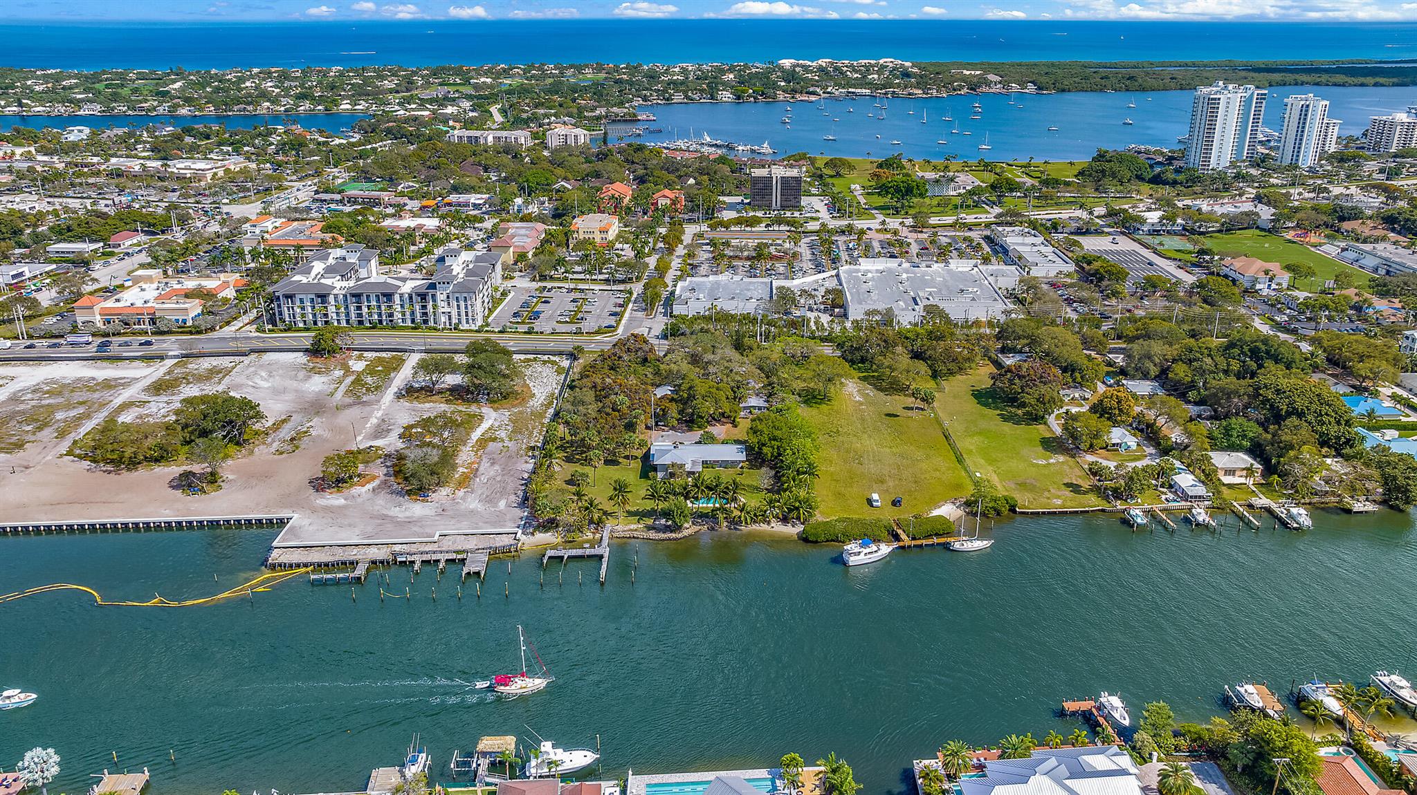 Incredible development opportunity at Ellison Wilson just south of PGA Blvd. Over 2.4 Acres located directly adjacent to the new RitzCarlton Residences Palm Beach Gardens. Property has more than 240 feet of waterfront along the intracoastal waterway. Structures on property subject to Demolition/Teardown.