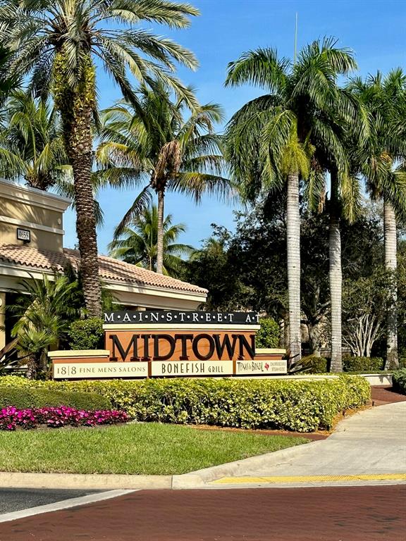 Like New Luxury Condo Located in the Heart of Palm Beach Gardens in Desirable Residences at Midtown. Centrally located near I-95, the Turnpike, walking distance to Shops, Publix, Fresh Market, Restaurants and Much More. Convenient 2nd floor location in building closest to Clubhouse. Washer and Dryer Replaced in 2020, Microwave Replaced in 2019, Stainless Steel Appliances, Granite Countertops and more. Condo features impact glass and private balcony with extra storage with view of lake from balcony. Enjoy Resort Style Living with Pool, Tennis Courts, Fitness Center, Business Center and Clubhouse. Ready to move in! All taxes and measurements are approximate.
