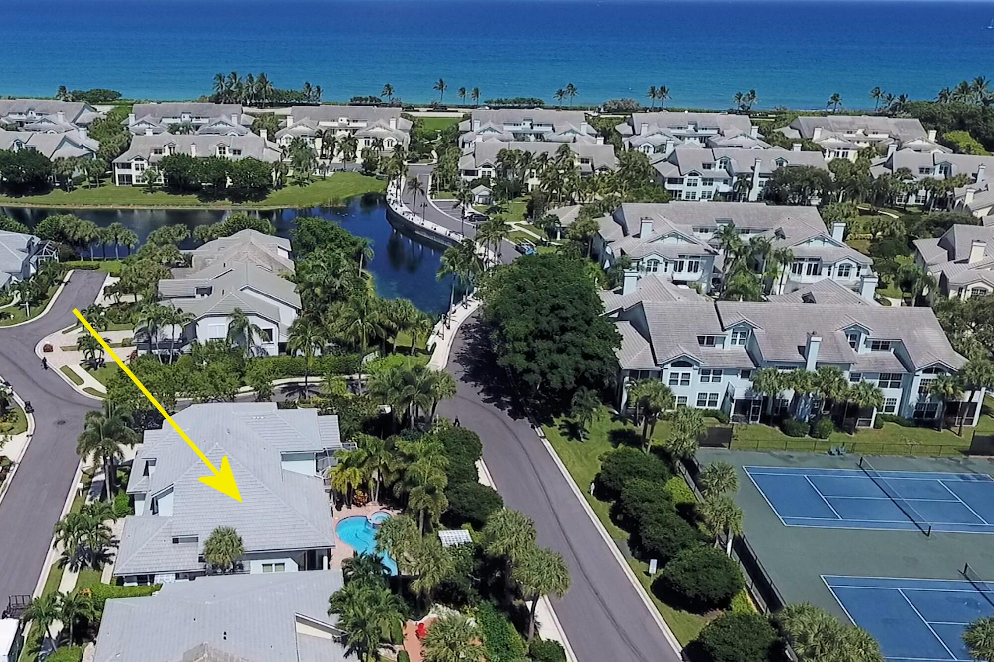 Highly sought after beach side community of Sea Colony.  Rare Master Bedroom on 1st FL.  The Hedros model is the largest floorplan in the Lake Homes.  FULLY FURNISHED! Beautifully redesigned backyard with large pool and in-ground spa perfect for relaxing or entertaining.  Short distance to beach, and community amenities. Enjoy this spacious retreat  within 24/7 guard gated Sea Colony.  The community offers a private gate to the beach, community pool, clubhouse, gym and tennis courts.