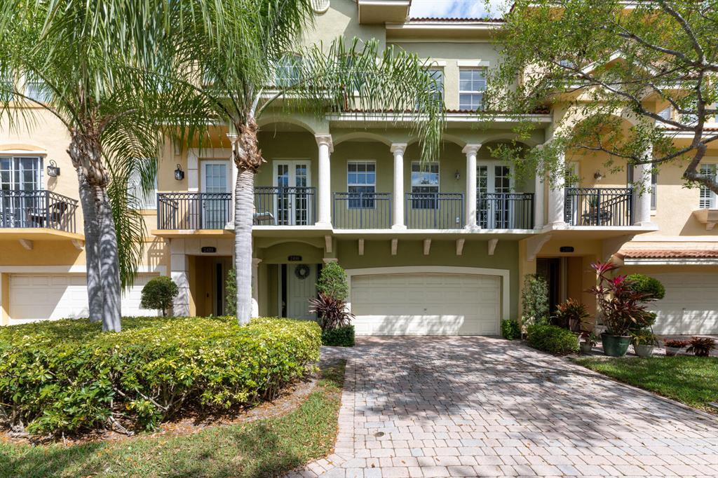 You will enjoy lake and preserve views in this 3 bedroom, 3.5 bath, 2 car garage home in the sought after gated  community of Harbor Oaks. This is the largest unit (Capri Model) in the best location. The ground floor has a spacious bedroom with full bathThe 2nd floor features a bright great room that has an expansive balcony overlooking the lake. The  open dining area and great room overlook the private preserve. The kitchen has a full complement of stainless steel appliances, granite countertops, center island and counter bar. The kitchen also has access to the oversized front balcony with views of the pool, clubhouse and lake. There is a powder room on the 2nd floor. The 3rd floor master bedroom has a coffered a ceiling and walk-in closet. The separate water closet.  3rd floor guest bedroom has an ensuite bath with single vanity and tub/shower combo. There is also a convenient laundry room with utility sink and cabinetry. Harbour Oaks is the perfect location in the heart of Palm Beach Gardens. The private community offers a  clubhouse, pool, playground and a beautiful lake. Close to beaches, recreation, dining and entertainment. 
Easy access to major highways and Palm Beach International Airport. 
