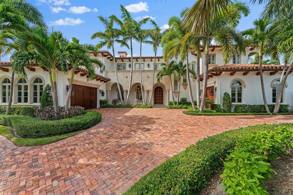  Built in 2008, this rare waterfront home boasts 230 feet of water frontage with spectacular panoramic views. The current waterfront layout can accommodate a 100 ft. boat. Sold fully furnished, the 9, 850SF home has a beautiful outdoor space: 5beds w/private en-suite baths. oversized loggias &amp; terraces, summer kitchen &amp; 50-ft infinity pool overlooking the water. See Supplement:

Built in 2008, this rare waterfront home boasts 230 feet of water frontage with spectacular panoramic views. The current waterfront layout can accommodate a 100 ft. boat. Engineered plans with seagrass survey are in hand to build a second dock on the ICW side with a boat lift. The 9, 850SF home has a beautiful outdoor space: 5beds w/private en-suite baths. oversized loggias &amp; terraces, summer kitchen &amp; 50-ft infinity pool overlooking the water. Inside: Elevator leads to the master suite: private balcony, water views &amp; private laundry. Living area: open kitchen w/2 center islands, Wolfe stove, double ovens, granite counters, high-end appliances, custom lighting, grand dining room &amp; living room. Built in '08 the home has a private study &amp; multi-purpose area. Features include custom moldings and hurricane impact windows throughout as well as hand-carved coral stone fireplaces, and Pecky Cypress beams. Near restaurants, shopping &amp; ocean. Rarely does a property come on the market that can accommodate multiple vessels of multiple sizes.