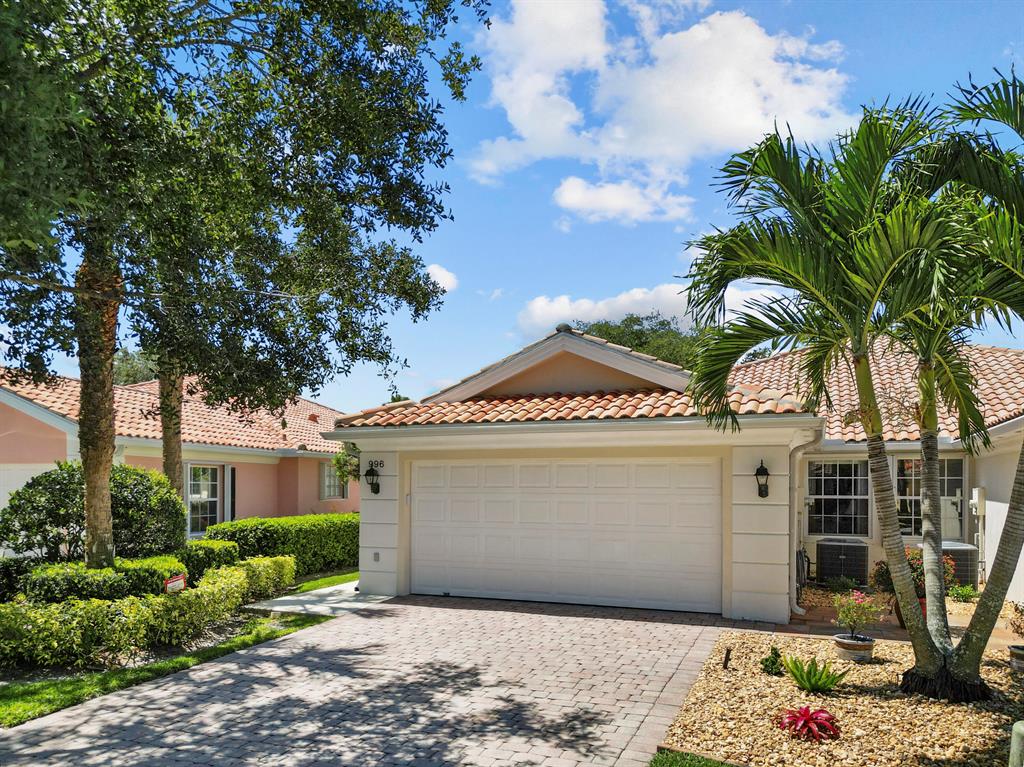Welcome to the Florida Club!This beautiful Lake view turn/key 2 bedroom 2 bath Capri golf villa is impeccably clean, with a spacious and open floor plan, both bedrooms have large walk in closets! Gorgeous views overlooking the lake and golf course! The Florida Club offers a Clubhouse, restaurant with full bar, heated community pool and tennis courts .Cable is included in HOA fees.