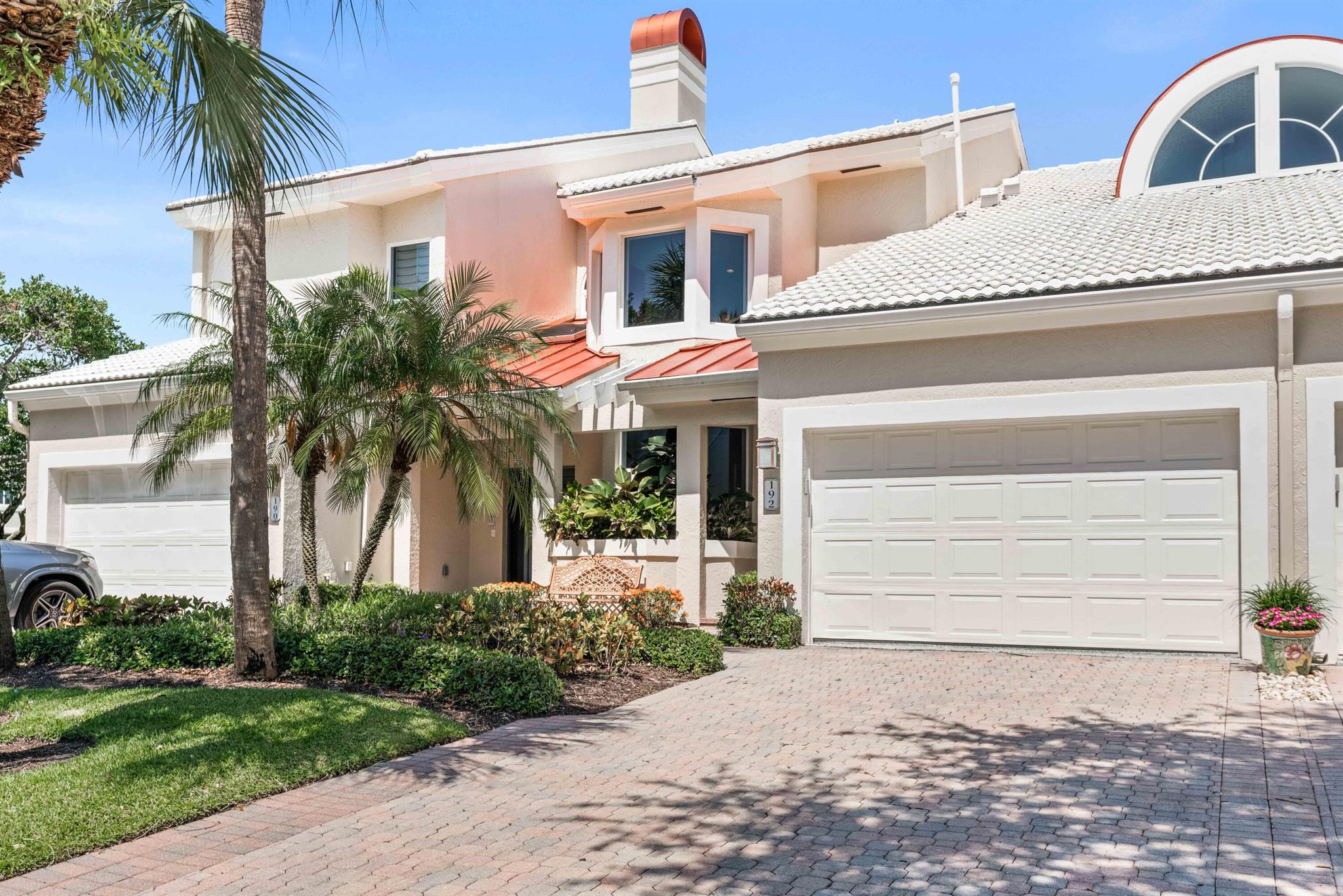 This home has it all! Panoramic wide water and golf view, completely renovated 3 bedroom, plus den, 3 1/2 bath 2nd floor Harbor Home with all that Admirals Cove has to offer. All bedrooms have en suite baths. It is sold fully furnished, including furnishings. Open kitchen with white granite countertops, Jennair wall oven and D/W, Sub Zero fridge, GE Profile cooktop, custom cabinets, many with glass display. Imported white glass floors in all main rooms, master bath, has glass mosaic tile inserts, the AC splitter allows for 3 separate zones, a private elevator, an Electrolux WD, and a pebble tech garage. Dock for up to 34' boat with no fixed bridges to the ocean. Required golf membership purchase conveys all the first class amenities of Admirals Cove including two spectacular clubhouses, 45 holes of golf, 5 restaurants, 58 slip marina with floating docks, Yacht Club, 10 har tru tennis courts, 8 pickleball courts, state of the art fitness and wellness center with Technogym machines, 21,000 sq ft brand new spa &amp; salon, 30 room Waterside Private Boutique Hotel for members and their guests, brand new Golf Learning Center, Covesters kids club, dog park and Platinum service.