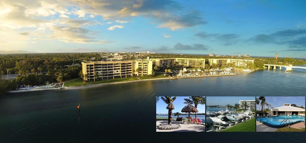 Amazing sunset and water views from this 2/2 condo in the highly desirable gated Intracoastal community of Jupiter Cove. Condo has impact glass, screened lanai and new A/C and hot water heater. Amenities include renovated clubhouse with fitness room, party room, onsite property manager, heated pool, pickleball and tennis courts, Pelican beach Park with Tiki bar and tables, grills, kayak and paddleboard stands. Marina with boat slips available for lease or purchase. Convenient to restaurants, shopping and PBIA airport.