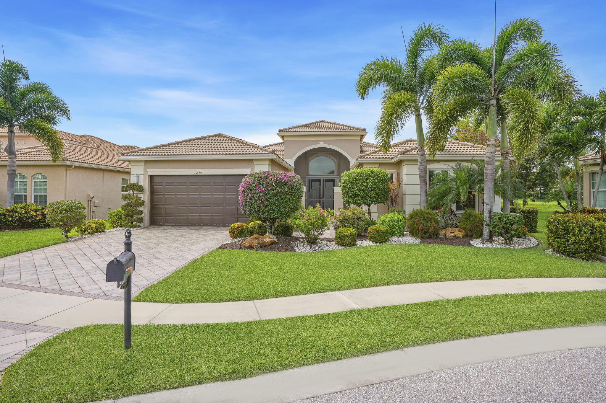 Custom Pamplona Grand model on waterfront, estate lot with 4 beds, 3 baths and private heated pool. Full house auto generator and accordion shutters. This expansive, open floor plan home includes designer finishes, tile and engineered wood flooring (no carpet), a spacious gourmet kitchen, upgraded bathrooms, custom built-in closets, crown molding, plantation shutters, extended screen enclosed patio, 2020 dual A/C, and more. Experience the epitome of luxury living in the exclusive active adult community, Valencia Reserve. Amenities include an active clubhouse, cafe, tennis, pickleball, bocce, pools, and fitness center. A must see and move in ready!