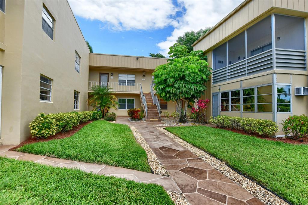 Sought after 1st floor renovated unit in Capriclose to residence gate on Linton Blvd. All the works been done in this unfurnished 2 bedroom and 2 bath condo with newer appliances.  AC replaced in 2019 and water heater replace in 2021. 16'' tile flooring throughout and crown molding. Laundry room in enclosed patio.Enjoy all the fabulous amenities of Kings Point.