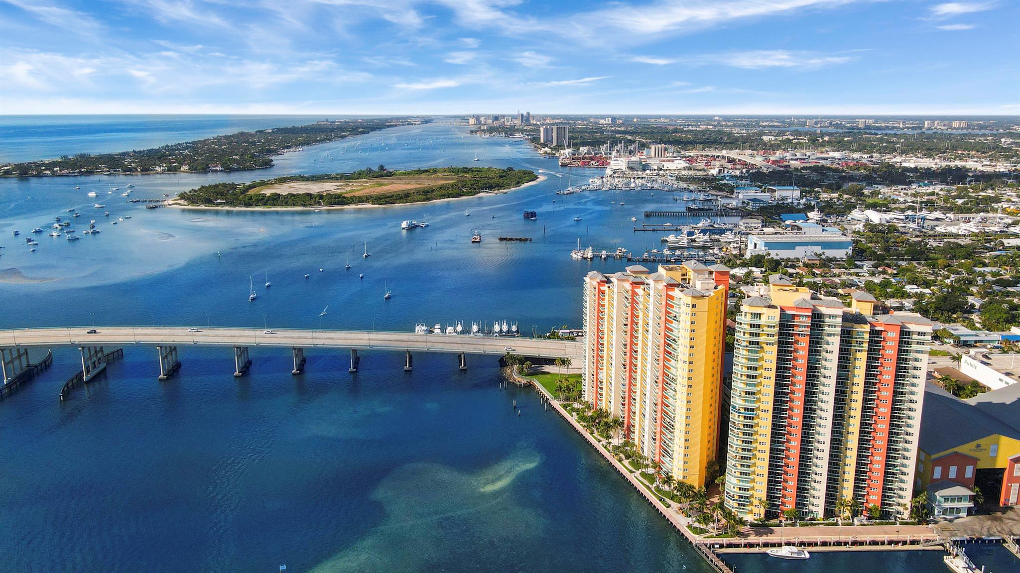 SPECTACULAR CORNER UNIT WITH DIRECT EAST OCEAN VIEWS, SOUTH INTRACOASTAL VIEWS, WEST & NORTH VIEWS, MILLION DOLLAR VIEWS - MOST SOUGHT AFTER CORNER UNIT AVAILABLE - New Roof, New Pool, New Tennis courts. Floor to Ceiling Windows facing East, South, and North views. Absolutely Spectacular views from all rooms Large Wrap-around Balcony viewing the Blue Water of the Intracoastal Waterway and Atlantic Ocean. BEACH MEMBERSHIP INCLUDED - 2 BEACH CHAIRS, ACCESS TO POOL ON BEACH, RESTAURANT DIRECTLY ON BEACH SERVES LUNCH AND DINNER AT BEACH OR POOL. OR CHOOSE TO DINE IN ON THE RESTAURANT ON THE BEACH. Three bedrooms en suite, Open Floor Plan in the Living Area. Contemporary Style with custom details throughout that include White Porcelain Tile Flooring, Quartz Counter Tops