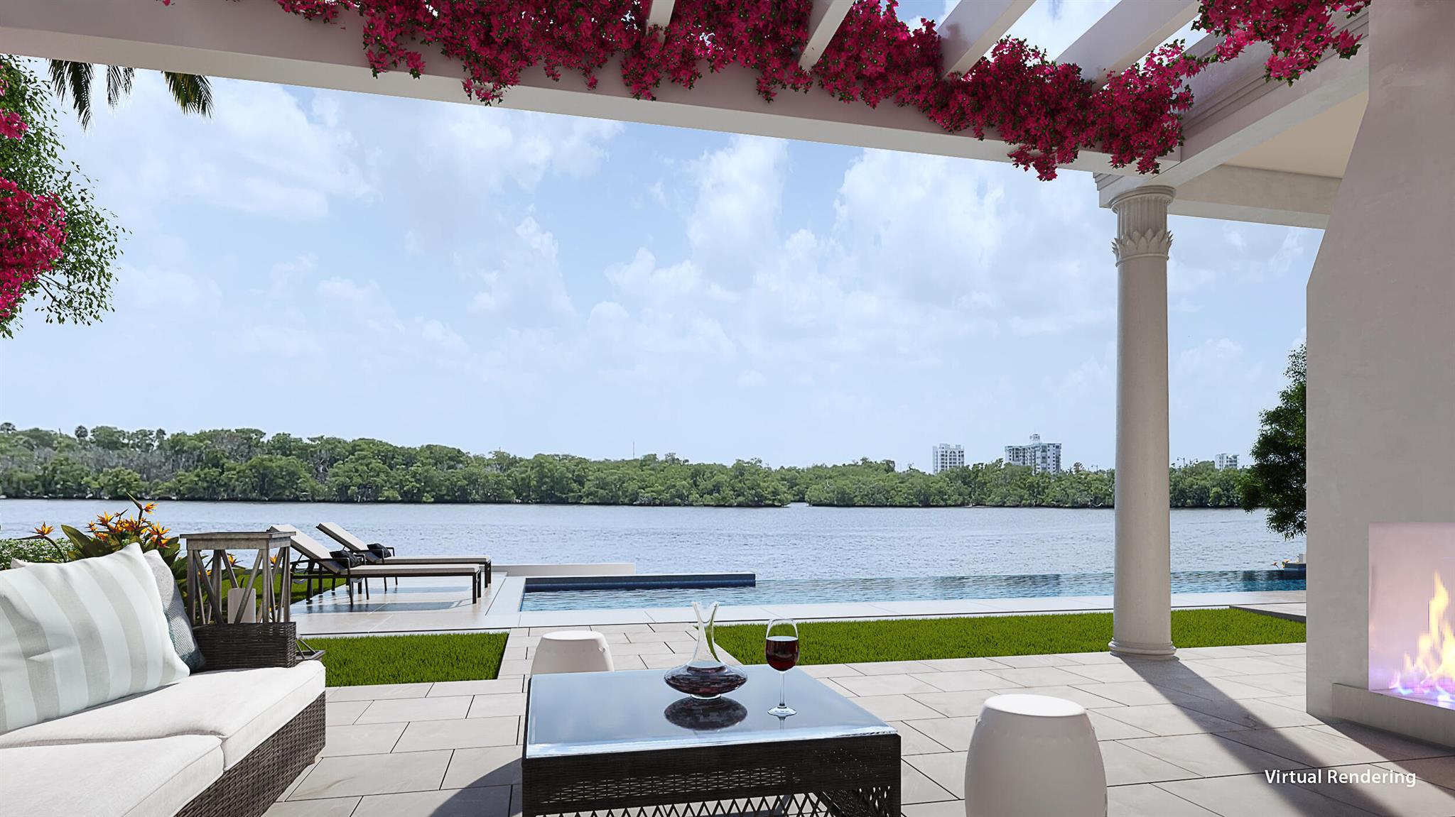 Photo 5 of home located at 500 Regents Park Road, Palm Beach FL
