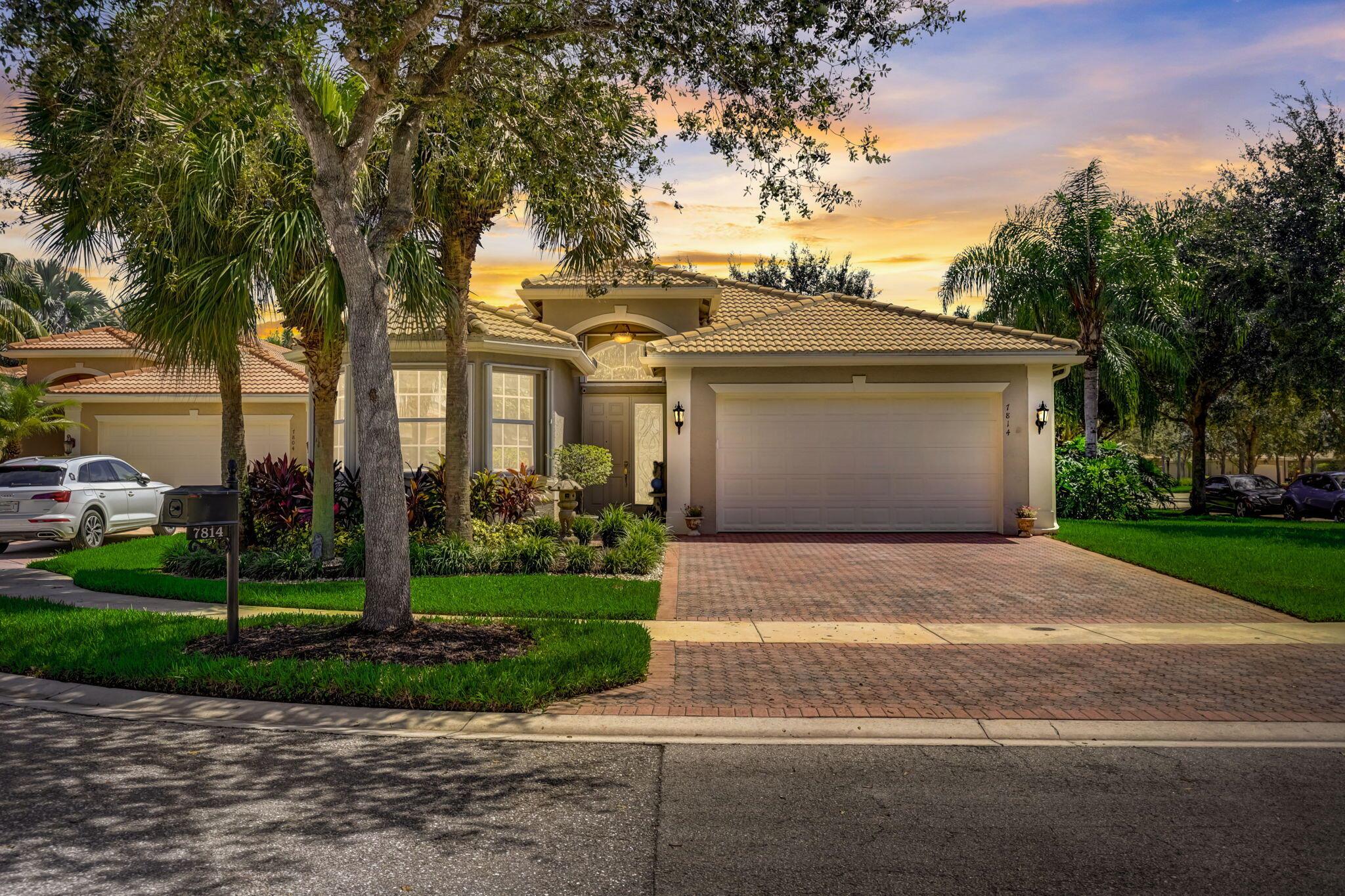 This former Builder's Model Home in one of the top-rated 55+ communities in the USA, Valencia Shores, has all of the upgrades (including 3rd bedroom option) and has been impeccably maintained since it was built in 2007. This home is spacious and roomy thanks to the great floor plan and over 11 ft. ceilings throughout the living areas & over 10 ft. in the Primary bedroom. With over 2500 sq.ft. of privacy in the backyard you can relax by the tranquil fountain the current owners installed on the expanded the travertine patio. You must arrange a private showing to truly appreciate this stunning home because the pictures do not do it justice. Freshly painted interior 2023, New 5 ton A/C System with HALO REME air purification in 2023, New SS Fridge 2023, New Washer& Dryer 2021. HOA fees include Internet, cable with 1 DVR, Security System w/ monitoring, land line telephone line , lawn maintenance, painting of exterior of homes, cleaning of roof. Social Director, Athletic Director, full time Tennis Pro. 10 har tru tennis courts, 2 indoor racquetball courts, 6 pickle ball courts, bocce ball, new state of the art gym, steam &amp; sauna, indoor and outdoor spa, social pool, resistant pool and lap pool. Social hall for shows, card rooms, billiard room, art &amp; craft room and new cafe. This is resort style living all in your backyard! Come and enjoy the good life!