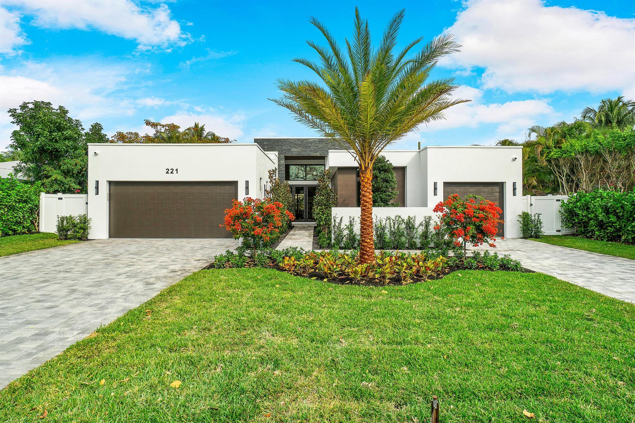 A spectacular single story estate located in the heart of Fort Lauderdale near its famous beaches, and just short distance from Lauderdale by the Sea.  To be completed in 2024, this new construction estate features a bold great room floorplan, with split bedroom design. High ceilings with custom details, & a vapor fireplace center this stunning home. A grand primary suite with panoramic views of the backyard, and expanded spa bath. The home features three additional ensuite bedrooms, and a light filled office. Chef's kitchen with Wolf & Subzero appliances, dekton island, and frameless cabinetry. The backyard features two entertaining areas, a studio guest house & firepit along a sparkling pool and spa. There is still time to lock in preconstruction pricing for ultimate customization.