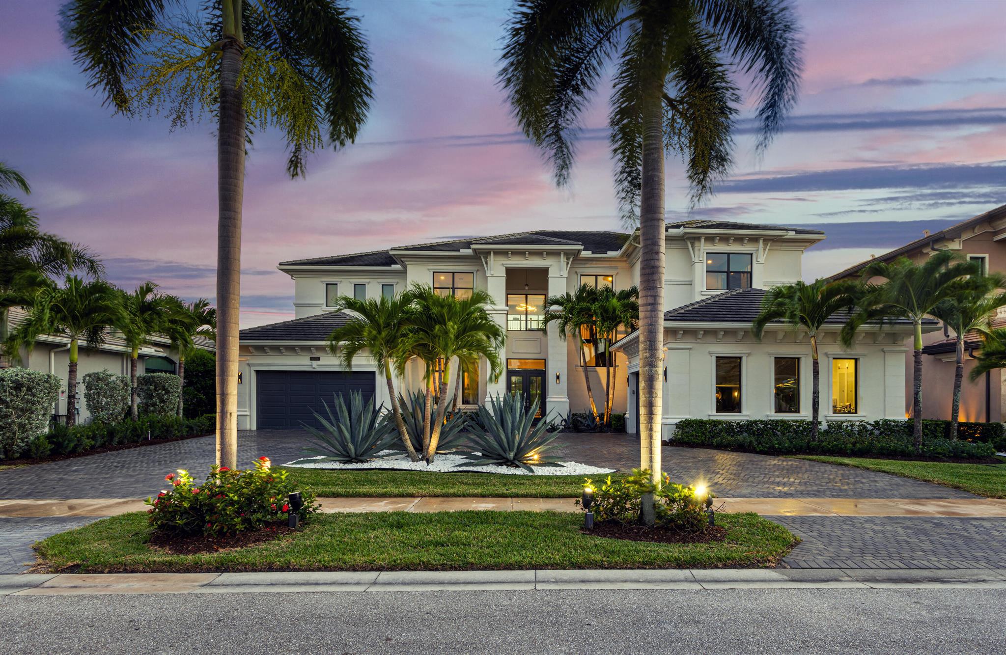 Setting the standard for opulence, this chic 6-bedroom, 8.1-bathroom estate is the largest and most lavish model offered in Seven Bridges, making it the ''crown jewel'' of this exclusive enclave. This remarkable multilevel residence boasts an array of upgrades and luxe features, elevating the concept of modern extravagance to new heights.  Nestled in the highly desirable City of Delray Beach, Seven Bridges is an award-winning GL Homes community boasting 701 residences across four collections. The striking 28,000 +/- square foot clubhouse is host to numerous world-class amenities including a state-of-the-art Fitness Center, a Tennis Center offering 12 Har-Tru courts, a Spa offering therapeutic services, an on-site Gourmet Restaurant, a Children's Center, and several