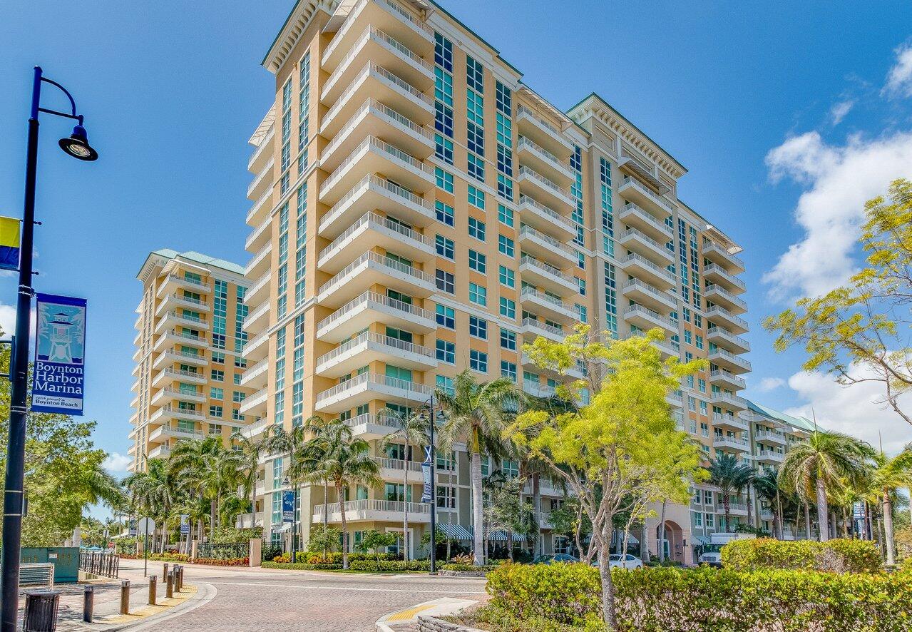 Amazing Intracoastal & Ocean Views from your Balcony with Bright, Breezy & Sunny days all year round.  This 2 Bedrooms, 2 Bathrooms with tile flooring throughout & natural light.  The kitchen with Stainless-steel appliances (2022), granite countertops, subway tile backsplash & pantry.  Full size washer & dryer. Marina Village amenities features 24-hour doorman access, pool/spa, fitness center, sauna, billiards, business center, Amazon lockers, theatre, lounge Room, covered parking & no waiting period for leases. All ages welcome & Pet friendly.  Condo fee includes cable, internet, water, building maintenance & building exterior insurance. Community within walking to waterfront finest restaurants, entertainment, dog park & preserve. Marina Boat dock purchase check for available boat slip. Marina Village best location close to Downtown Delray Beach, Boynton Beach Inlet, retail stores, PBI Airport &amp; Ft Lauderdale Airport. Enjoy luxury &amp; coastal living in your own piece of paradise, from Sunrise to Sunset!