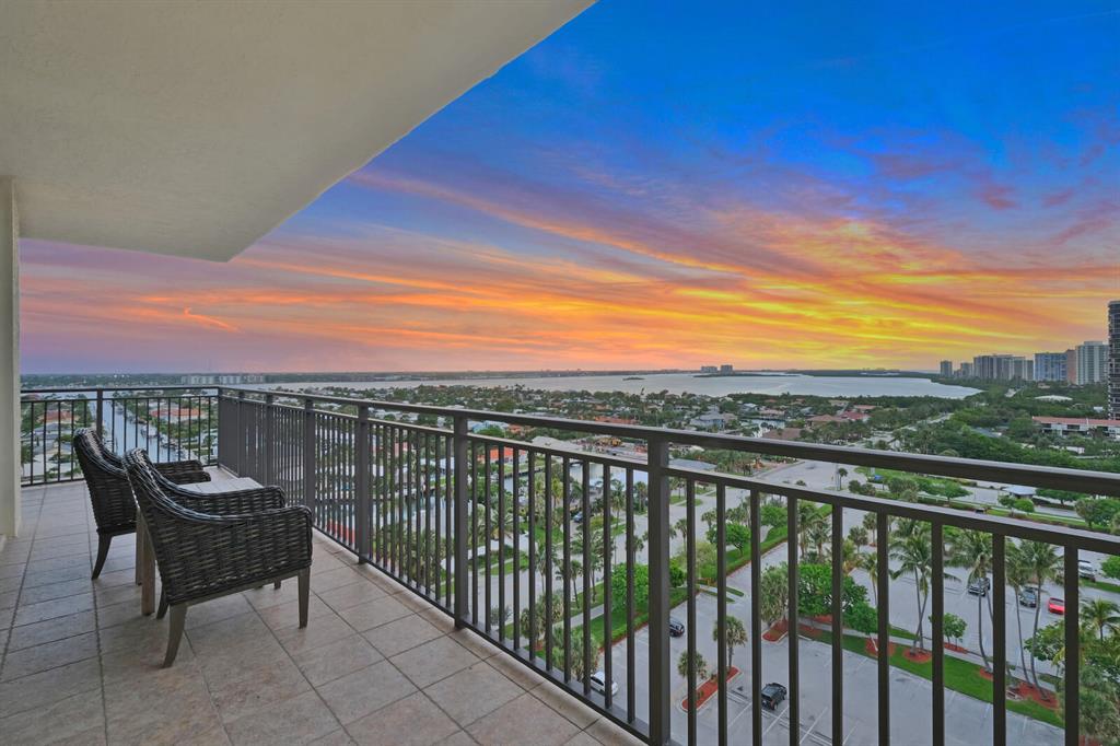 TWO BEDROOM - TWO BATHROOM - 1,046 sq. ft. Located on the 14th floor at The Resort at Singer Island. This is a RARE CORNER UNIT with a LARGE wrap-around-balcony with ATLANTIC OCEAN and INTRACOASTAL views. The Balcony faces the Northwest giving stunning sunset views. Directly North is Palm Beach County's Ocean Reef Park, this allows for no obstructions for your breathtaking view! FULLY FURNISHED. Full kitchen and laundry room. This is the perfect RESORT GETAWAY! When you are not staying at this beautiful getaway resort condo, it can be used as a INVESTMENT PROPERTY. This property is eligible for the Marriott's optional owner's rental program or can be rented through a separate management team, AIRBNB, or VRBO to produce income. This property can be rented 365 days a year with/1 day min