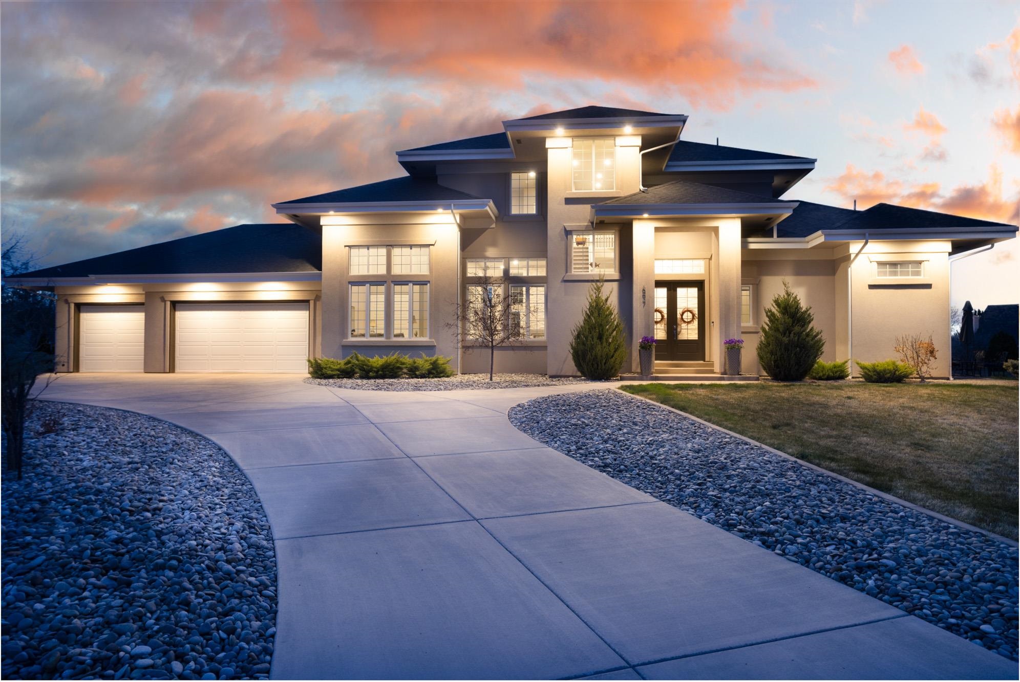 Stunning & inspiring Kerstetter custom-built, sparkling clean, light & airy home features 4 bedrooms & 3 bathrooms.  Located in premier view-packed Redlands community. The soaring, coffered ceilings, modern floor plan, new-build color scheme & finishes inspire tasteful living & entertaining. Exquisite porcelain tile, quartz countertops, stone tile backsplash, oversized farm sink, large pantry & kitchen island.  Dual Napoleon linear gas fireplace. French doors to a large, covered patio bring the outdoors in. Spacious, main-level primary suite w/private entrance and unobstructed views of Mt. Garfield & the Bookcliffs. Multiple outdoor living spaces include a spacious, covered patio, and a fully landscaped yard with fire-pit space. Garden lovers will appreciate the espalier apple trees, rose bushes, day lilies & the raised, irrigated growing beds & composting center. Exercise & cool off in the hot summer months in the low maintenance Intex 32’ x 16’ saltwater pool.robot cleaner included! Get inside!!