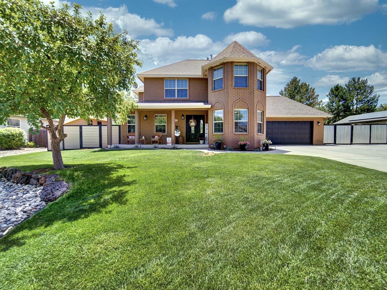 Beautiful open concept home in desirable Independence Ranch Neighborhood.  Gorgeous open kitchen with huge center island, a true entertainers dream. Large laundry room and spacious pantry.  This home sits on a beautifully manicured 1/3 acre lot, all privacy fenced with covered patio, fire pit, garden boxes, storage shed, and a separate covered outdoor space with overhead fans and hot tub.  Plenty of space for everyone with 5 bedrooms, plus office.  Main level family room, and lower level family/game room space with wet bar.  Solar is leased through Tesla, buyer will need to qualify or meet other guidelines to assume the lease. New Carpet and interior paint 2021, new exterior paint in 2022. New AC unit and 2nd AC unit added for upper level.  You will love this home!