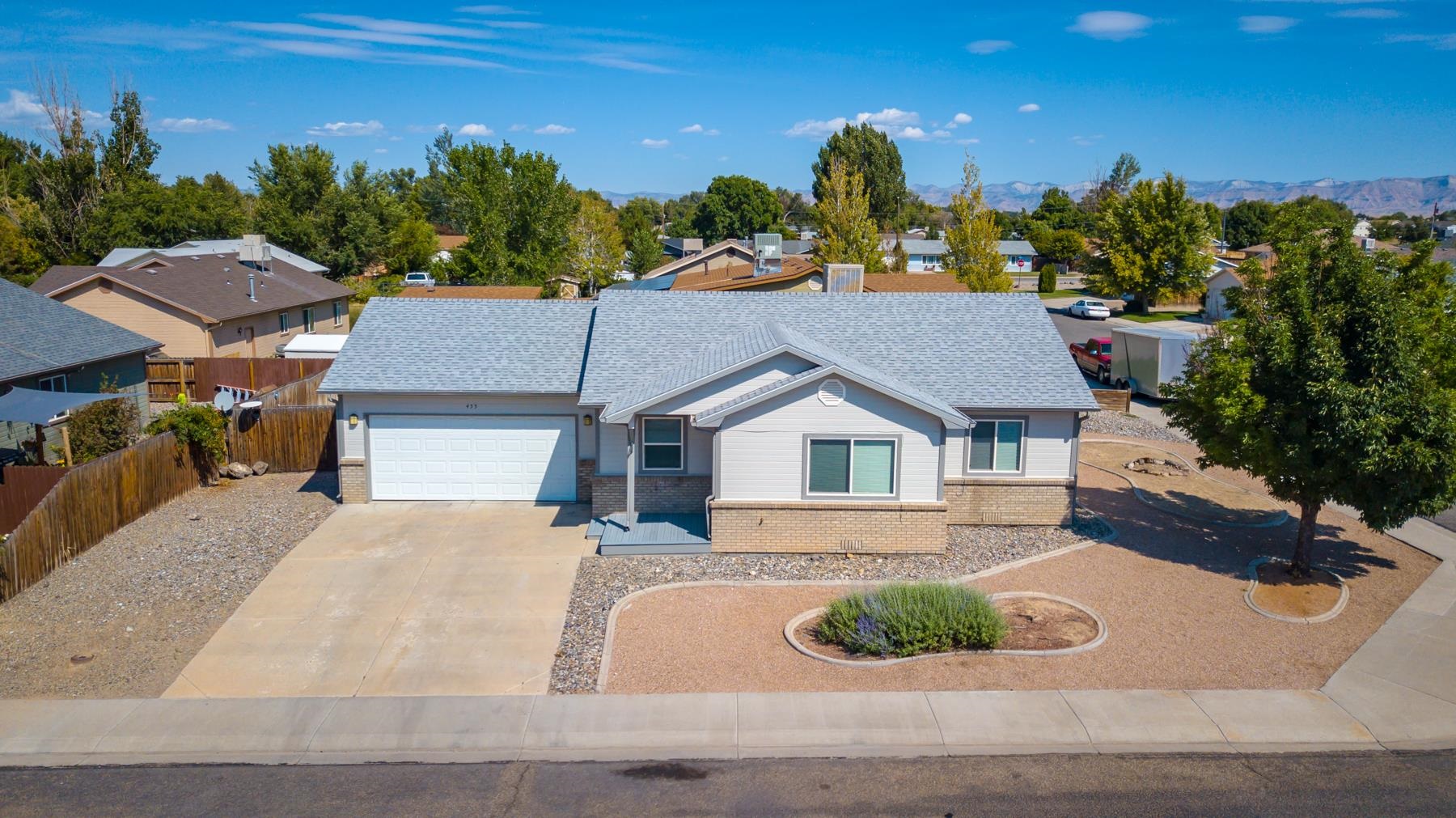 Everything but the kitchen sink..oh wait, that’s new also! This ranch style home located in Fruita, CO has just been updated in 2023! Including the flooring, paint, kitchen cabinets, butcher block counters, sink, water heater, deck and more!  Privacy fenced back yard, large patio, irrigation water, 2 car attached garage are all ready for you to call ‘home’! Close to schools, mountain bike trails and downtown Fruita! All that’s left is for you to pick out the appliances with an allowance from the seller!