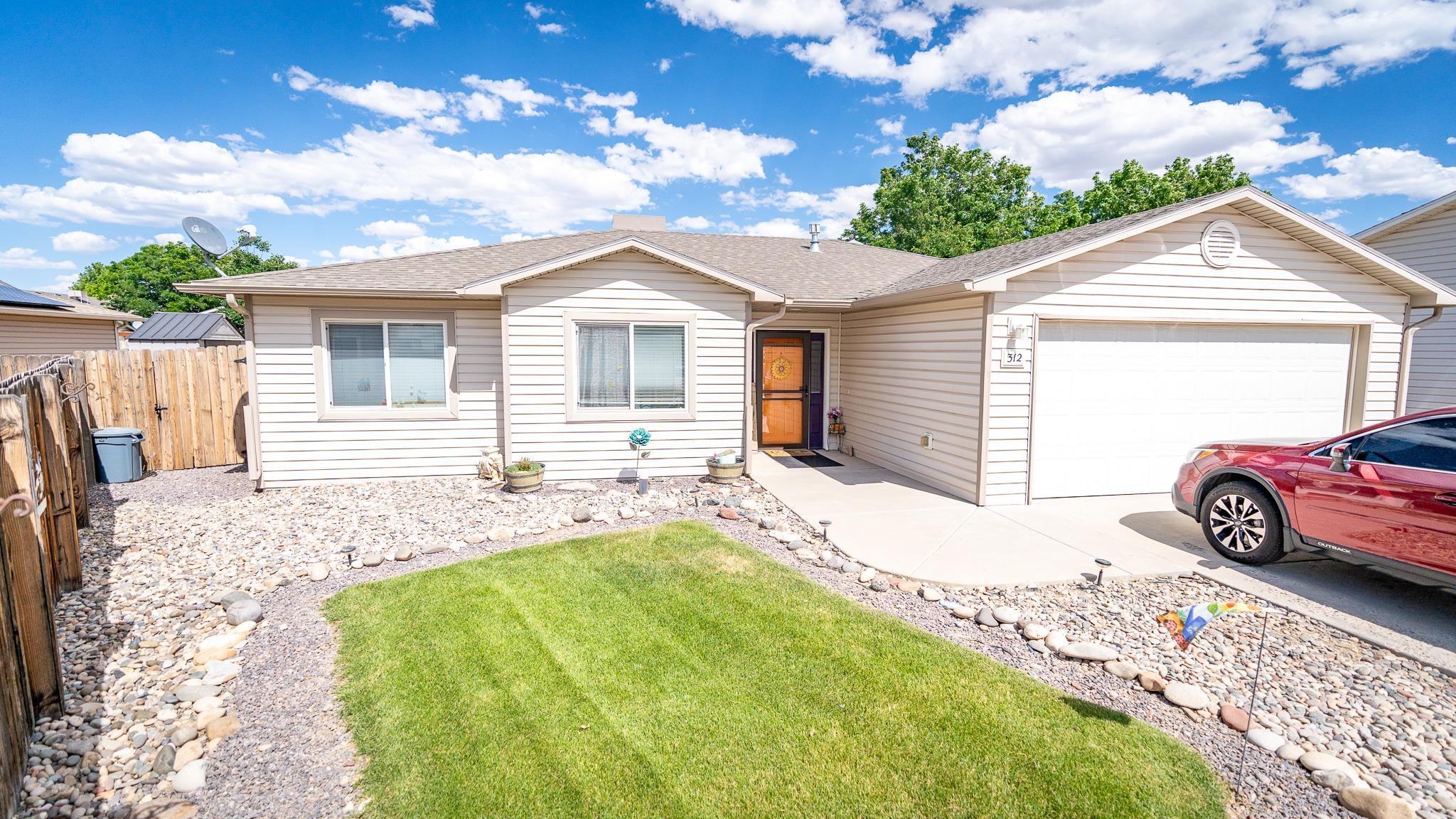 Very well kept home with a spacious and open living room, shiny clean kitchen with lots of counter space and cabinetry. This 3 bedroom, 2 bath home is tucked back in a quiet cul-de-sac, with a private backyard, and has a raised garden area lining the back of the lot. Swing set stays and has a dirt digging area for the kiddos. Primary bedroom has a walk-in closet and a full bath. This one is nice, has been loved, and now ready for you.
