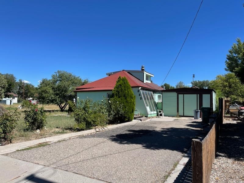 Great parcel of land with turn of the century home, root cellar and pig shed on the property and will be sold in AS IS condition.This parcel can be subdivided, Seller is currently working with the City of Fruita to determine potential land usage. Home is in disrepair. No showings on the pig shed for Buyer's first showing, listing agent must be present for showing pig shed if 2nd showing is desired. 2nd floor of home was sealed off but there is another bedroom upstairs that is unviewable. Seller believes there to be 2 taps for water/sewer as well as separate driveway on the North side. This home WILL NOT go FHA, VA nor conventional. Home has pending title work which would affect closing date, please inquire with agent. Lots of potential here - investors welcome!