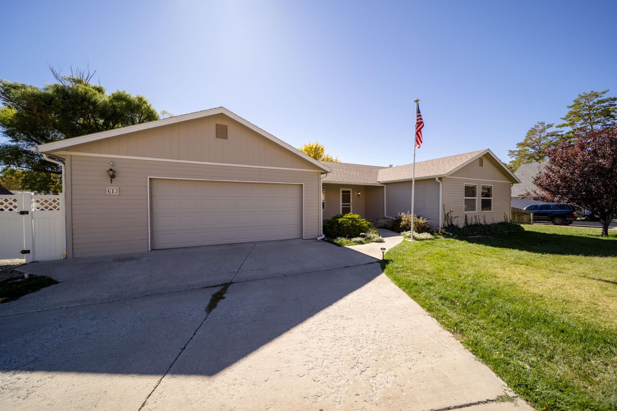 Get in to see this 3 bedroom 3 bathroom home in Palisade today. Well kept house with RV parking and a shed situated on a just under 1/2 acre lot. Enjoy the views of the Bookcliffs or the orchard across the street from the front yard. Backyard is completely fenced with a "garden area". Roof is approximately 8 years old, cooler is 2 years old and barely ran among other minor updates. 2 car oversized garage is wired with a 220 outlet and has plenty of room for storage.