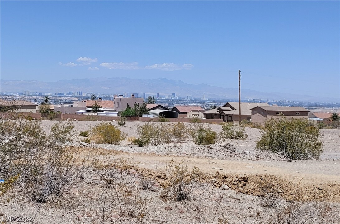 Looking Northwest. Sweeping views of the Valley, The Strip and Downtown Las Vegas.