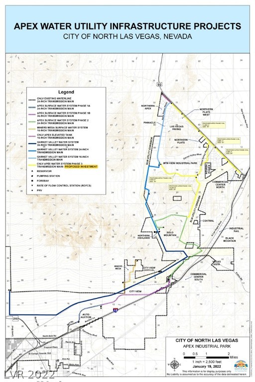 Apex Water Infrastructure MAP 1-19- 2022 CNLV Project