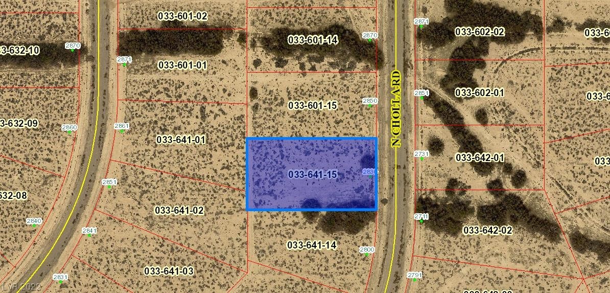 Land,For Sale,2830 North Cholla Avenue, Pahrump, Nevada 89060,21,998 Sqft,Price $9,000