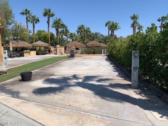 Located in the guard gated Las Vegas Motor Coach Resort, this is one awesome deal!   This affordable west facing site is near the main clubhouse, has mature landscaping, and plenty of potential for a future buildout!   This won’t last!