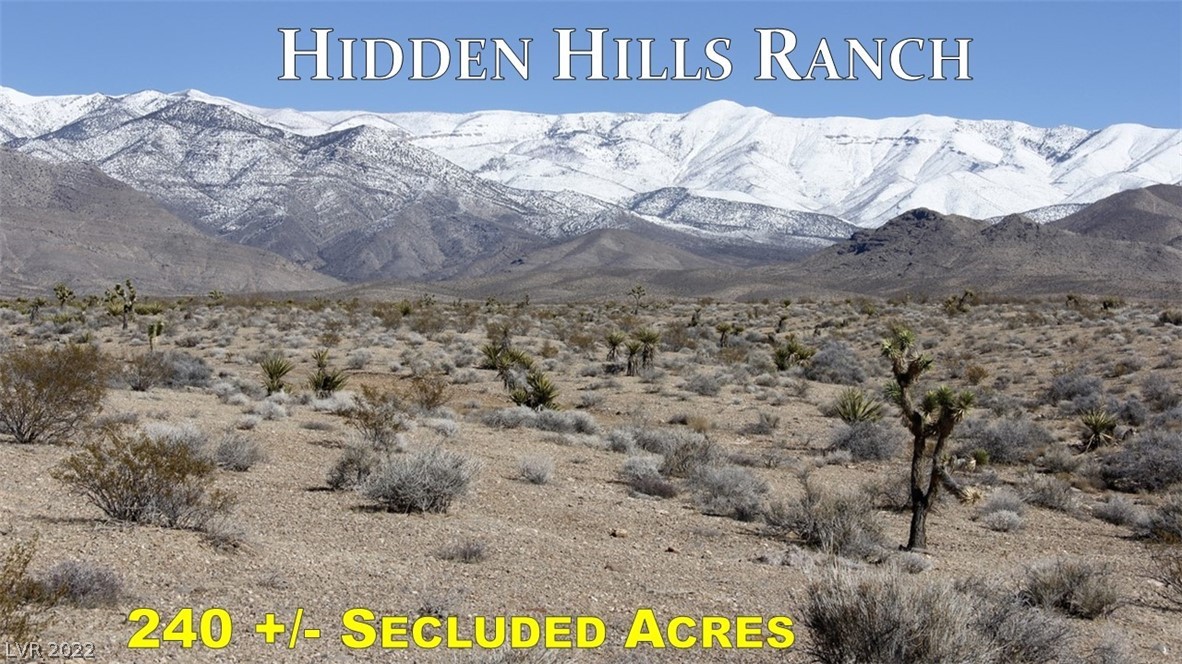 Hidden Hills Ranch is Situated at an Elevation of Approximately 3,665 Feet