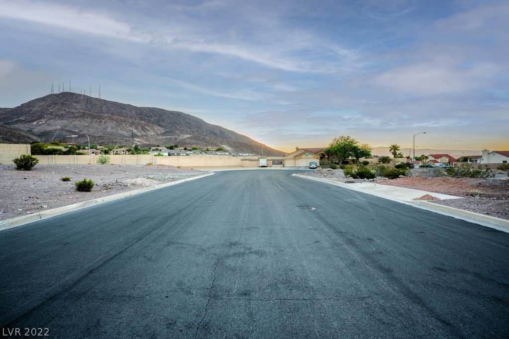 Lot to the right with a view of the strip and Black Mountain