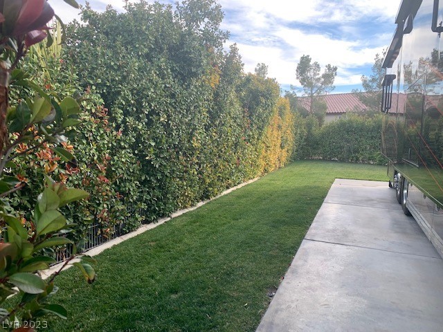Located within the Class A Las Vegas Motorcoach Resort, this site is a private and lush oasis! This magnificent north facing site is completely enclosed in tall, mature hedges to give you plenty of privacy and shade! This rare site is like very few in the resort and will not last long.