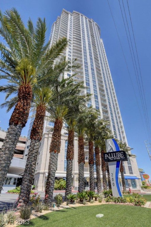 Welcome to Allure Highrise in Las Vegas! This 25th-floor corner unit gem offers a breathtaking 180-degree panorama of the iconic Strip, majestic mountains, and vibrant downtown. Featuring 2 bedrooms and 2 bathrooms, this fully upgraded unit boasts floor-to-ceiling windows that flood the space with natural light and frame the spectacular views. Step onto one of the two balconies to savor the beauty of your surroundings. Enjoy the convenience of a dedicated concierge and valet services, ensuring a seamless living experience. Dive into relaxation at the sparkling pool or stay fit at the state-of-the-art fitness center. With guard-gated security, your peace of mind is guaranteed. Live the high life at Allure Highrise—where luxury and breathtaking vistas combine to create an extraordinary living experience in the heart of Las Vegas.