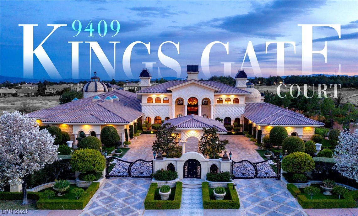 Step into a tapestry of luxury, where a single story custom estate meets its sprawling embrace, spanning over 17,643 square feet on an expanse of over 1 1/2 acre homesite. Behold European, old-world architecture adorning every inch, a testament to timeless elegance. Surrounded by meticulously manicured gardens and an orchard, this dwelling boasts of unrivaled grandeur. Immerse yourself in its embrace as you discover the treasures within: 7 bedrooms, 9 bathrooms, and a 7 car garage with parking fit for an RV or boat. Marvel at the lofty 30-foot ceilings, while the lanai invites you to bask in nature's serenade. The allure continues with a wood-paneled library, a movie theater for unforgettable nights, and a 1000 square foot detached casita for cherished guests. Elevate your living experience with the convenience of an elevator, maid's quarters, and a library that whispers tales of the literary world.