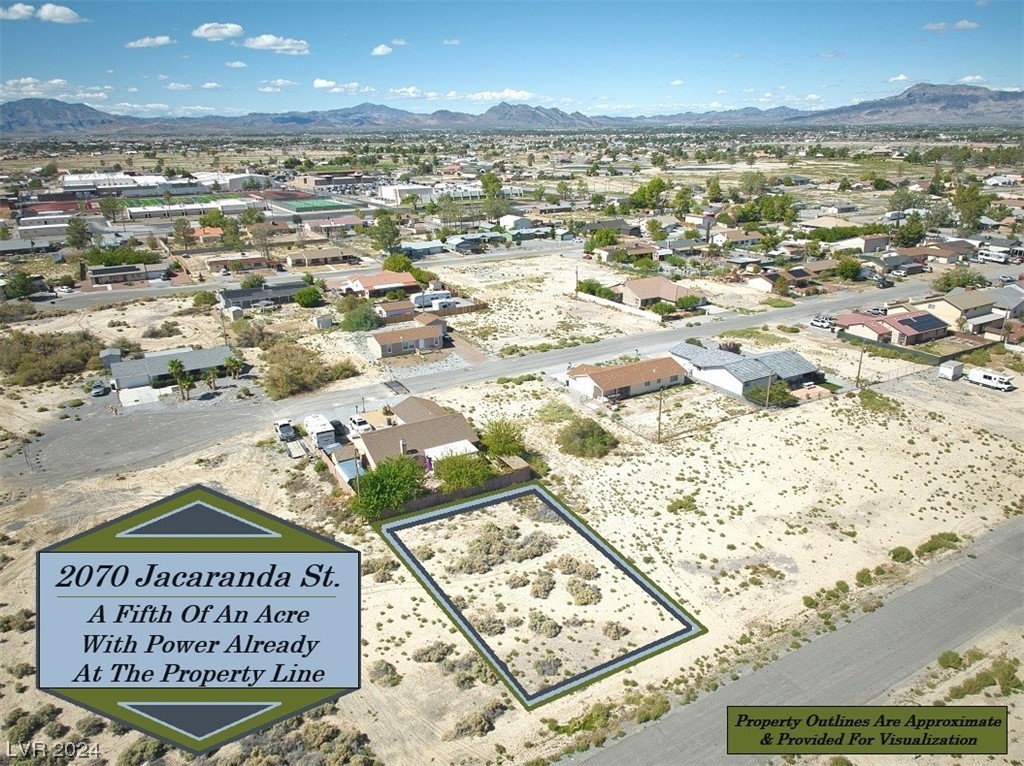 Land,For Sale,2070 South Jacaranda Street, Pahrump, Nevada 89048,8,712 Sqft,Price $17,900