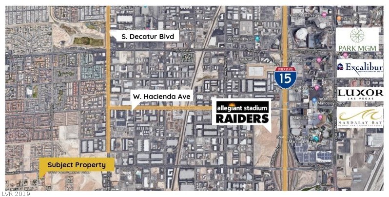 Proximity to Raiders Stadium & the Las Vegas Strip