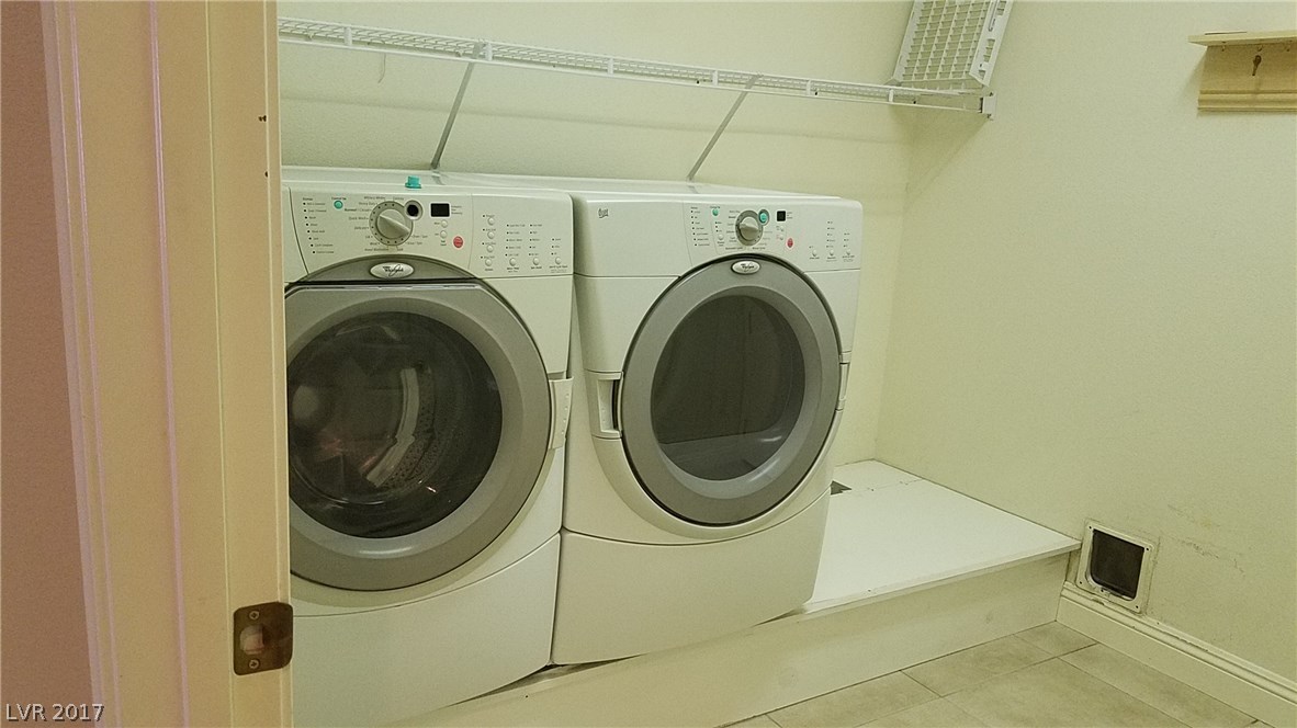 Laundry room has been expanded.  Machines are included.