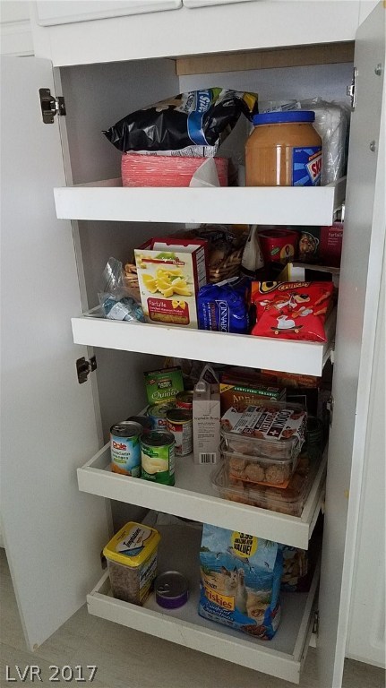 pull out shelves in pantry!