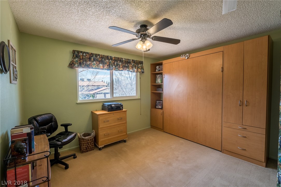 3rd Secondary Bedroom upstairs has been used as an office and has a built-in murphy bed.  This is great use of space to allow dual usage for an office or exercise room but then still allowing a bed for when you have guests visiting.