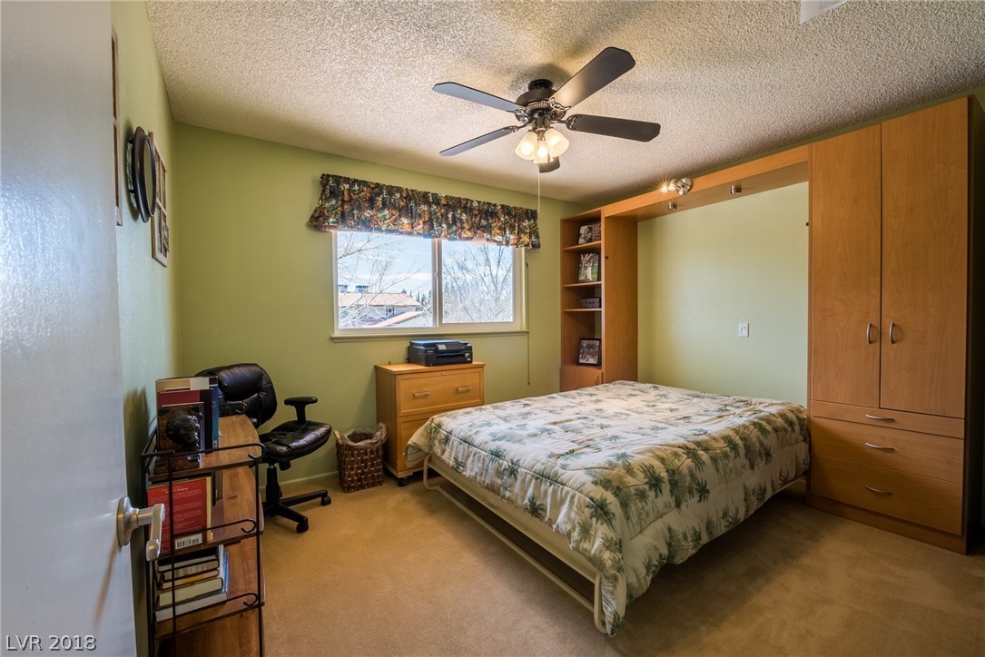3rd Secondary Bedroom upstairs has been used as an office and has a built-in murphy bed.  This is great use of space to allow dual usage for an office or exercise room but then still allowing a bed for when you have guests visiting.