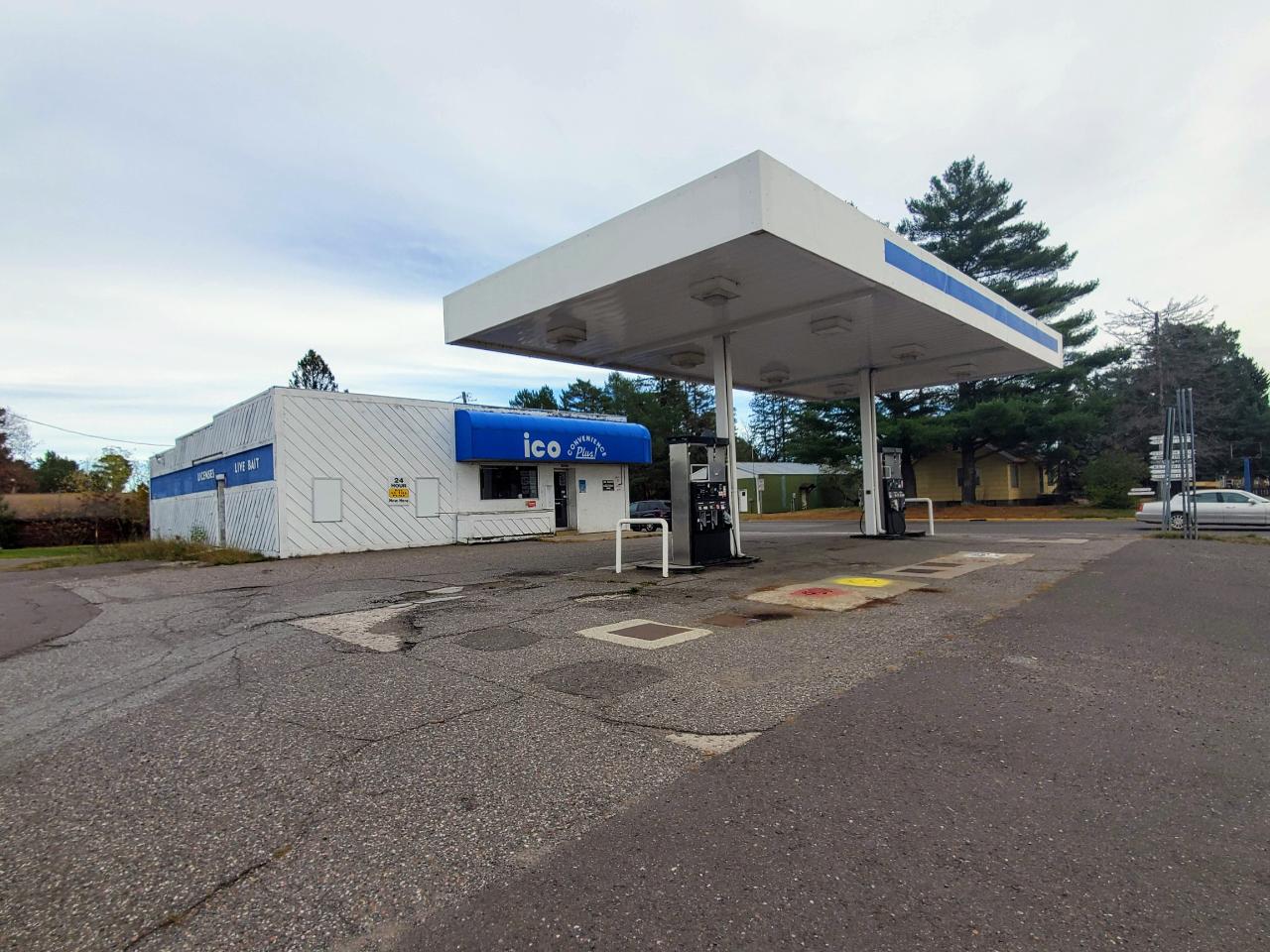 EXCELLENT COMMERCIAL LOCATION!! This property features an 1850 square ft commercial building with gas pumps and canopy. It has great visibility with road frontage along both HWY 51 and CTH J in downtown Mercer and is located just 50 ft from the snowmobile trail! WI DOT estimates the daily traffic is between 3,400-3,900. Make your business dreams a reality today! Property sold "As is" / All measurements are approximate and need to be verified by the buyer