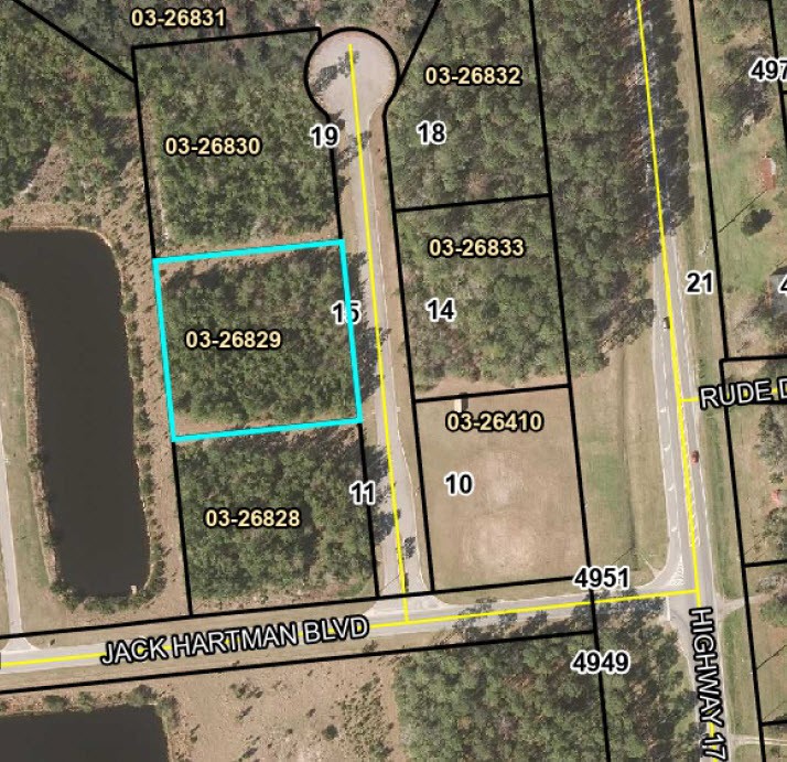 Multiple lots available in the Eastgate Industrial Park along US 17. This property is less than one mile south of Harry Driggers Boulevard, where there are multiple housing options, schools and parks. Some lots are contiguous and may be combined. Other users in the park include the Department of Motor Vehicles and the Glynn Schools Bus Maintenance and Parking facility. All of the lots are level and mostly cleared. Survey is attached.  This listing, Lot 15, is approximately 1.213 Acres, priced at $155,000.
