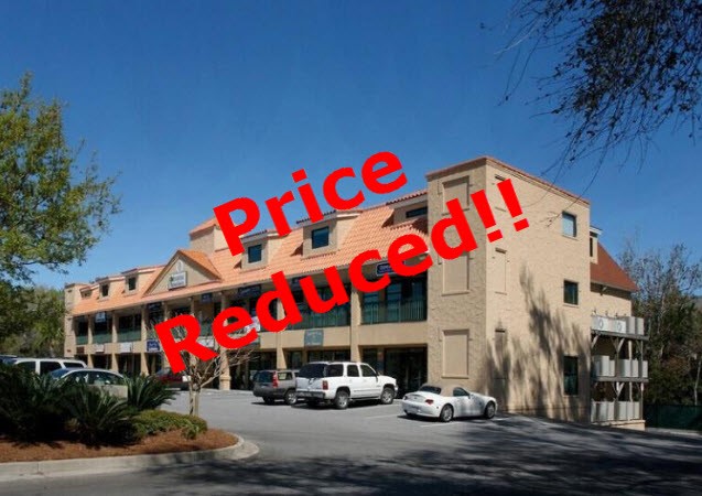This attractive space offers multiple private offices, each with a French door entry, reception space with large windows overlooking busy Frederica Road, break area, and ADA compliant bath.  The location is convenient to everything south and mid-island has to offer, including the post office, lots of restaurants, and shopping, much of which is within walking distance.  Ample parking is offered, as is exterior signage space, elevator and stair access, and a good mix of other users in the building.  Other users here include an attorney, home health agency, pack and ship office, dry cleaner, insurance office, and more.  This can be an excellent investment opportunity, or a great owner user space.